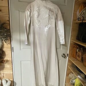 Vintage handmade wedding dress